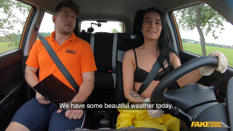 Fake Driving School: Take off My Hazmat Suit and Fuck Me