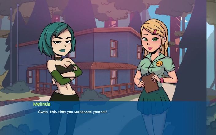 LoveSkySan69Real: Camp Pinewood [v2.8.0] Part 22 Sexy Quarrel Gwen by Loveskysan69