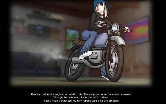 Dirty GamesXxX: 夏のサガ:彼女の自転車ep 111を修理
