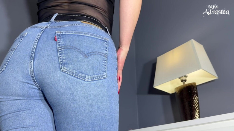 Miss Adrastea: Tão fraco para minha bunda gorda em jeans! - Jeans Fetiche...