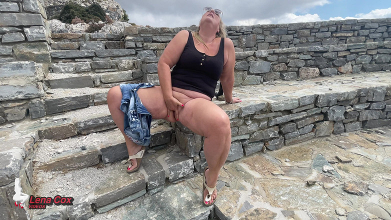 Lena Cox: Lena Cox - Wild Public Fuck in Stone Theater