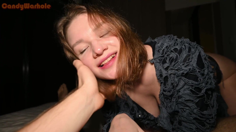 CandyWarhole: Tôi khen ngợi em bé của tôi và cô ấy đã đụ meblowjob...