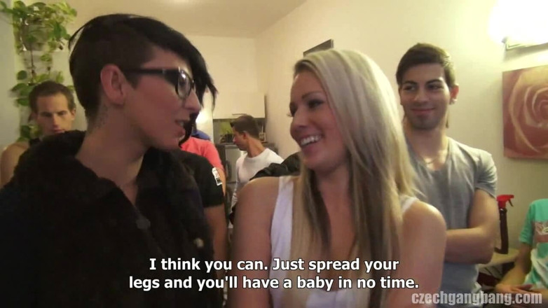Czech Gang Bang: Czech Gang Bang 15: Petra’s 25-man Breeding Party