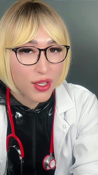 Klinische Kinks: masturbation &anal im Latex-arztlabor