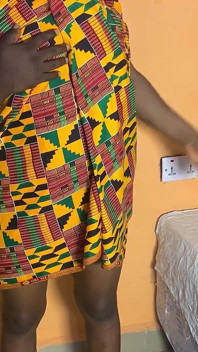 Africano amador pego na câmera