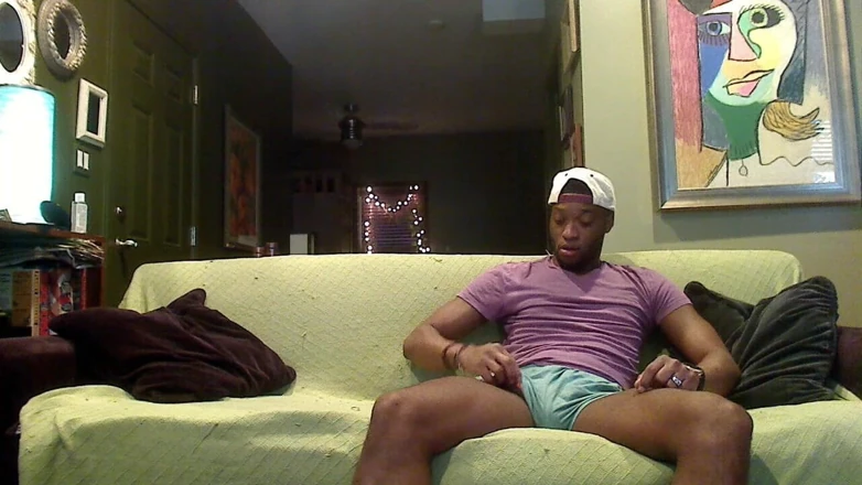 Bear Fucks Himself with a Dildo in a Chair