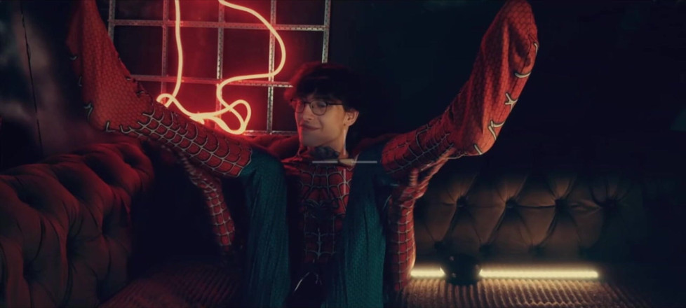 HotDogs studio: Spider Man Costume. Bottom Boy a Pose. Ass Hole
