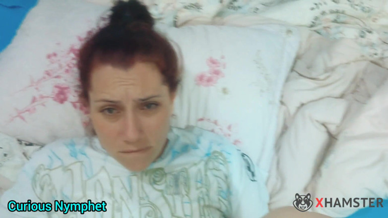 Adrian And Curious: Curious Nympho teen masturbating with vibrator