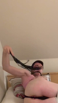 BDSM ends in a cumshot - twink Gryiia