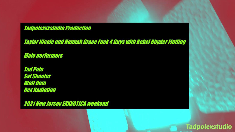 TadpolexStudio: Ханна Грейс і Тейлор Ніколь у груповусі з rebel Rhyder пухнастими