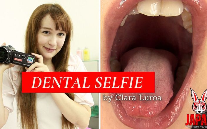 Japan Fetish Fusion: Dil fetişi: Clara Luroa ile diş selfie zevki