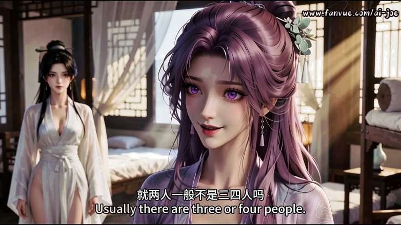 AI-JOE: Genderbend Cultivator Ep2 Slow Fuck + Stepsister Gropes Huge Tits with...