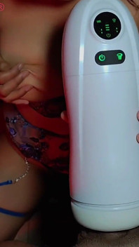 I Help My Boyfriend Masturbate with His New Toy - Honey Play Box