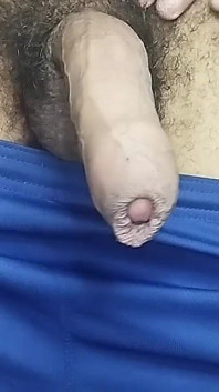 Bulto caliente en pantalones cortos de Barcelona