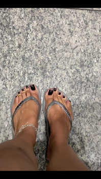 New Black Pedicure