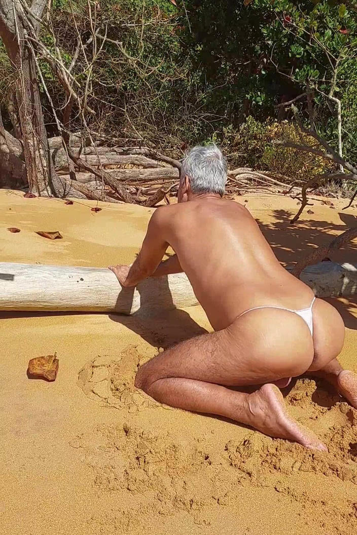Ladysilvas: Ladysilva in Panties on the Beach What a Hot and...