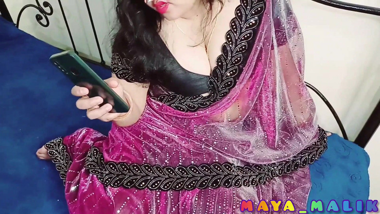 Maya-malik: Patronun evine gitti ve ateşli karısını çok kötü sikti.