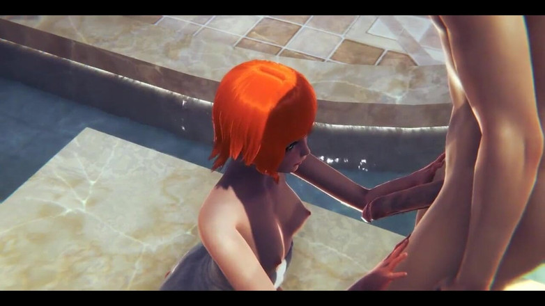 HentaiTubes: Hentai - gwen banyoda sert seks - Japon Asyalı manga anime oyunu...