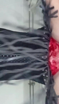Spanish Crossdresser Riding Dick