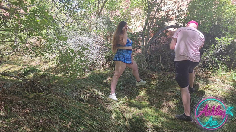 AshleyAce69: Za kulisami sesja zdjęciowa - Ashley w Ash Creek Spring