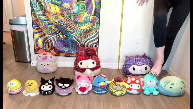 Peppermint Giantess: Plushie Stomp - размер 16 футов, топка с начинкой, коллекция игрушки