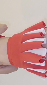 Cosplay De Animadora Número 41 Sexo En Dechita Profunda En La Garganta
