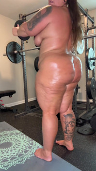 Alexisnocare Oiled up Naked Workout