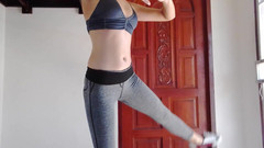 MissAnja_FH: Ultra Sweaty Workout, Dance + 2 Orgasme