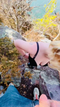 Tits Get Streamed on in State Park