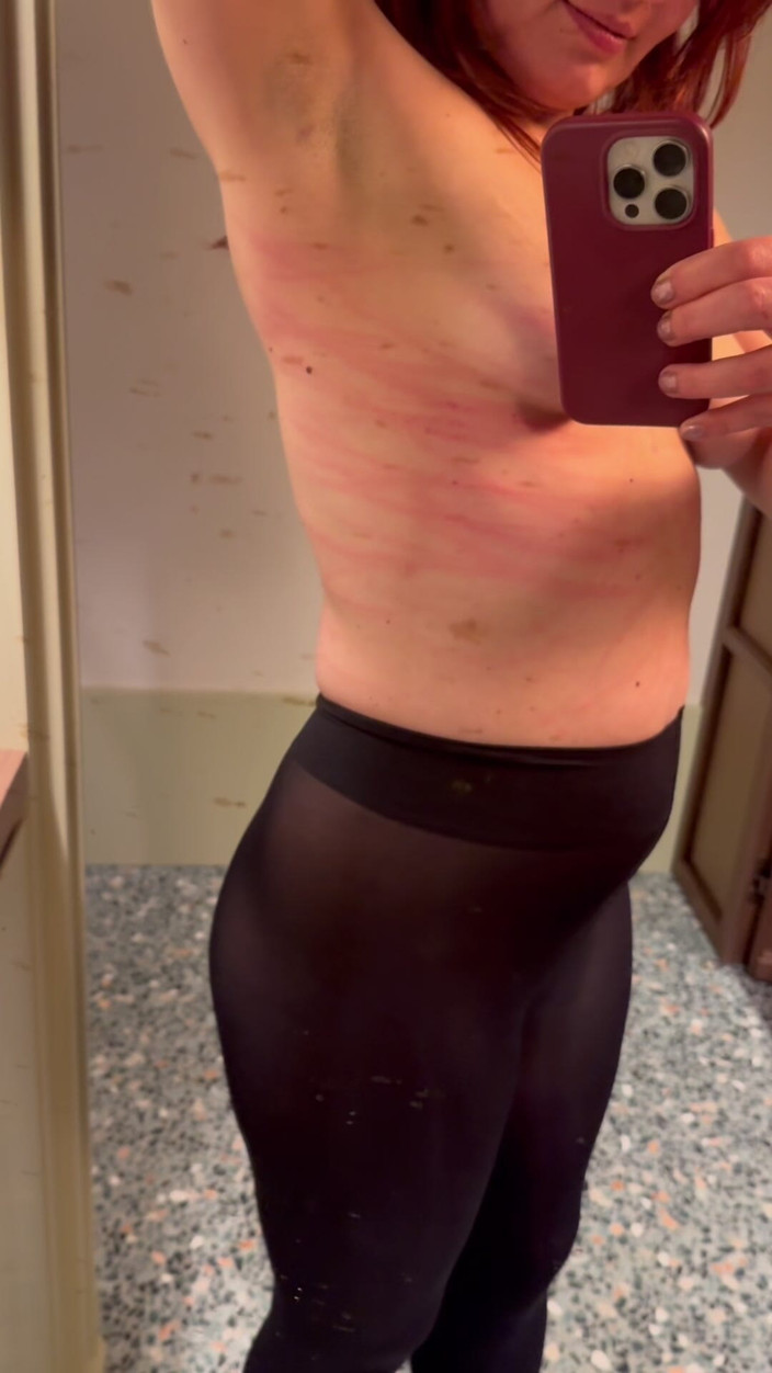 Elena917: Face Punching on the Way and Whipping Aftermath