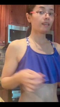 In the kitchen