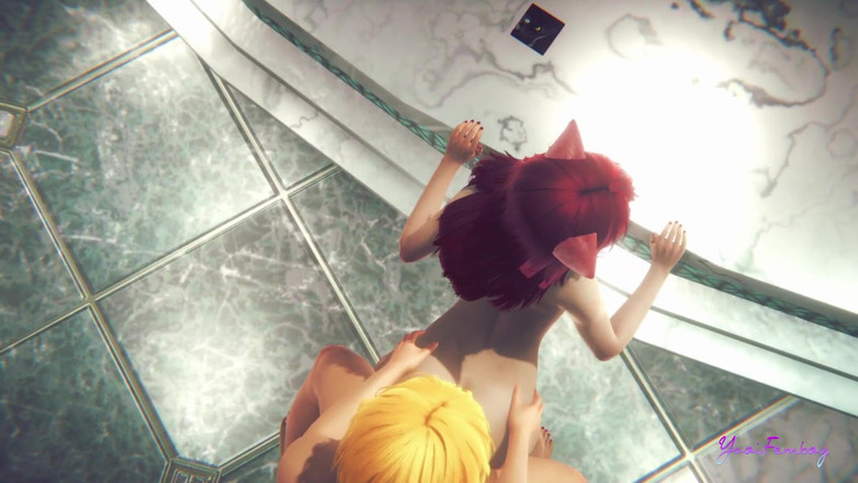 Yaoitube: 八おい・フェムボーイ・エリト - エリトは睾丸をしゃぶるのを感じ、犯される