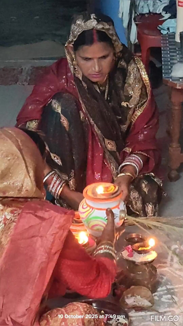 Lustykajolbhabhi: Karwa Chauth night or wedding night