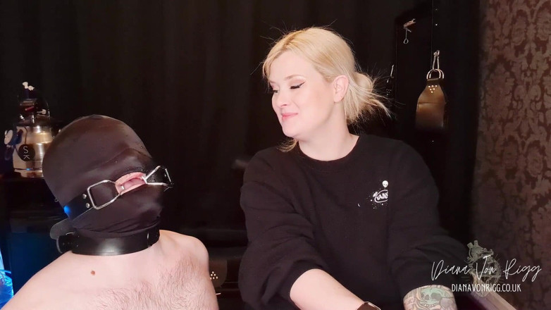 Diana Von Rigg: Hogtie Struggle for My Spit
