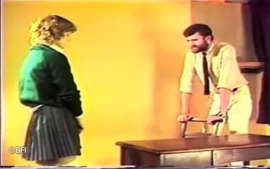 House of lords and mistresses in the spanking zone: Poor teen hottie gets ass spanked on class