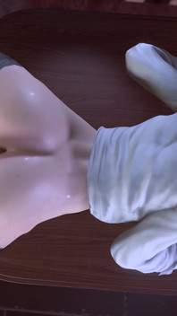 흑인 대물 자지와 바람을 피우는 3D 금발 걸레 미시 밀프