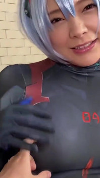 Anime Cosplay Rei Ayanami Nhật Bản -