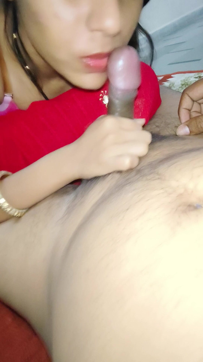 Annumastani: Indian newly married wife blowjob