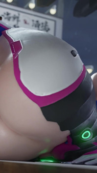 D.va - contrato de estrela pop bbc 3d overwatch pornô