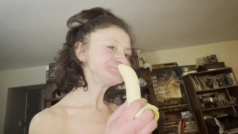 J13D75: Eat a Banana, Then Eat a Cock