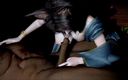Soi Hentai: Super Frumusețe Ahri Lol fute o pulă neagră mare - Animație 3D...