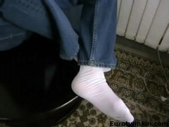 Euro boy xxx: Ashton menghisap pancutan panasnya