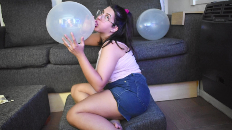 melu_world: Terapie relaxantă cu baloane albe cu și pop - Bunny Looner