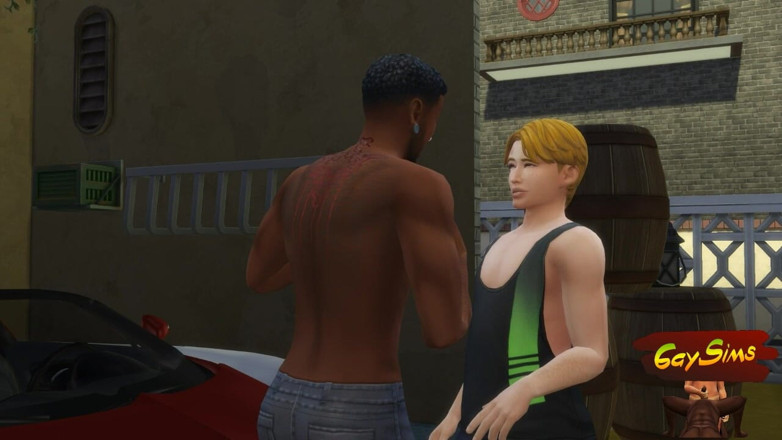 Dirty gay Sims: Feminização e marido se tornam prostituta da BBC
