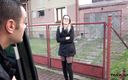 Take Van: Sexy sekretářka přesvědčila, aby šukala v dodávce s nadrženým cizincem