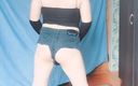 Kitty_Cross: Người đàn ông to lớn phục tùng áo thun sexy mini hot đĩ crossdresser...