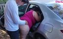 Mommy&#039;s fantasies: Atinge curul - o femeie matură grasă este futută în mașină de...
