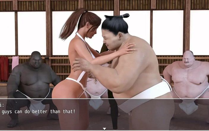 Dirty GamesXxX: Laura Lustful Secrets: горячая жена борется с сумо-бойцов - эпизод 55