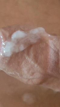 Huge Load Explosion From Phimosis Dick!!!