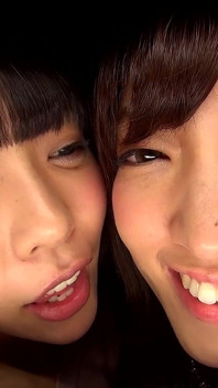 Three-way Soaked Tongue Kiss POV - Yua Nanami & Ameri Hoshi, Sloppy Licks, Wet Mouths. and You
